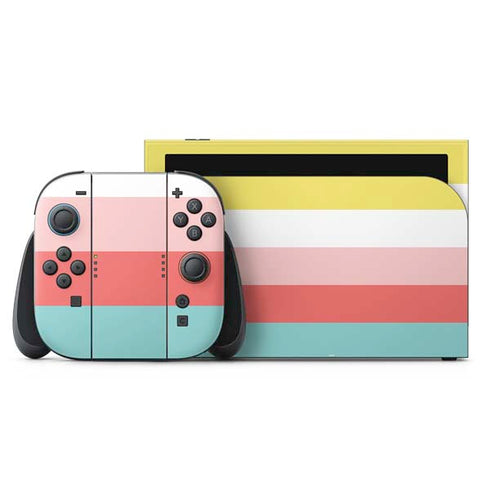 Spring Stripes Nintendo Switch 2 (2025) with Joy-Con Skin